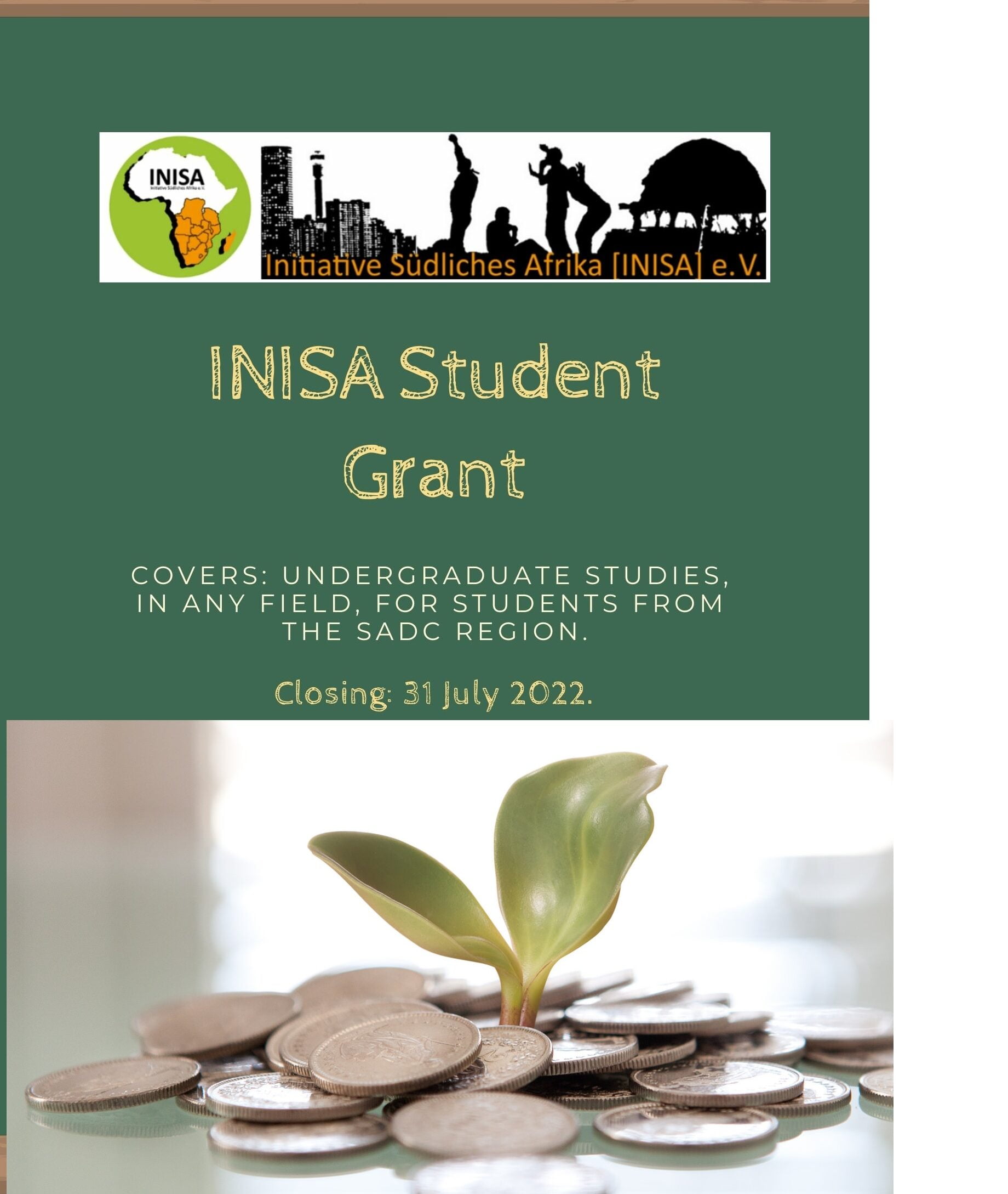 Initiative Southern Africa (INISA) Student Grant 2022