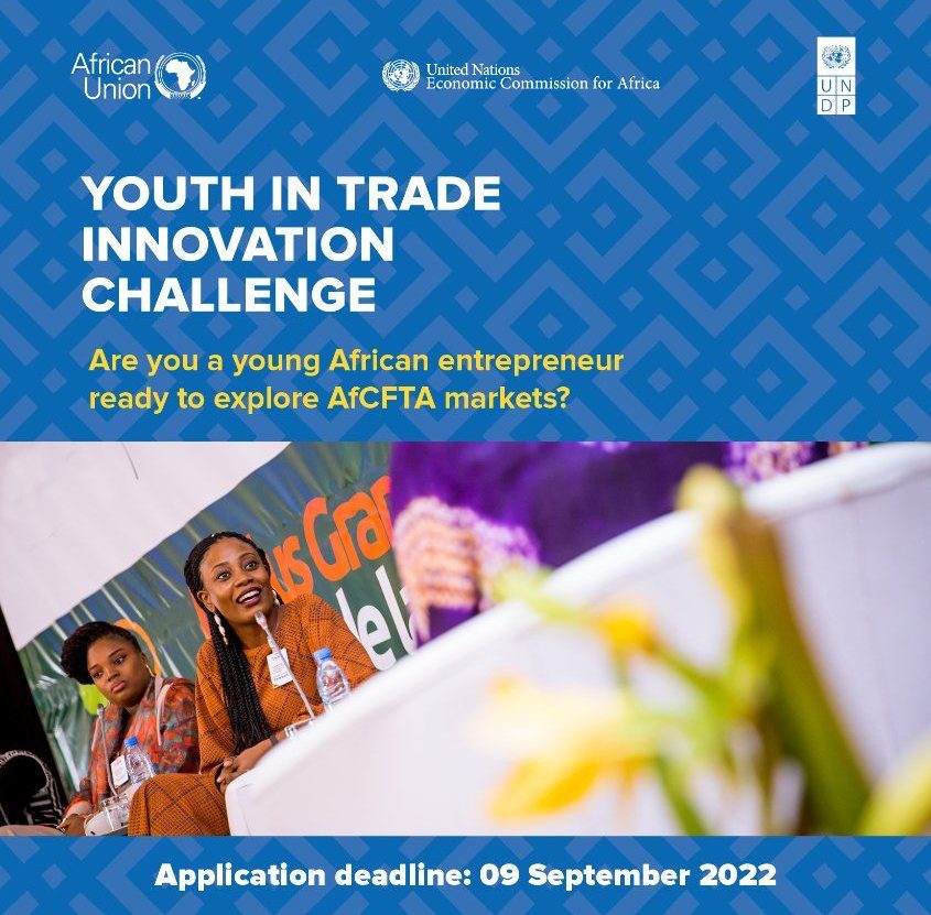 Africa Youth in Trade Innovation Challenge 2022, UNECA Youth Innovation Challenge, Youth Innovation Challenge 2022, undp africa