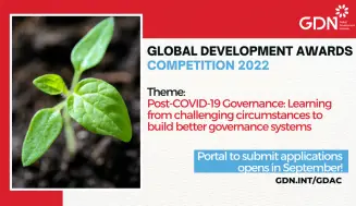 GDN Japanese Award for Most Innovative Development Project (MIDP) 2022 (US$ 120,000 Grant)