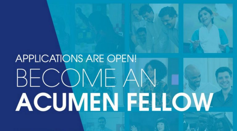 Acumen East Africa Fellows Programme 2023 Cohort (Fully funded)