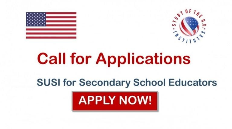 Study of the U.S. Institutes (SUSI) Program 2023 for Secondary School Educators