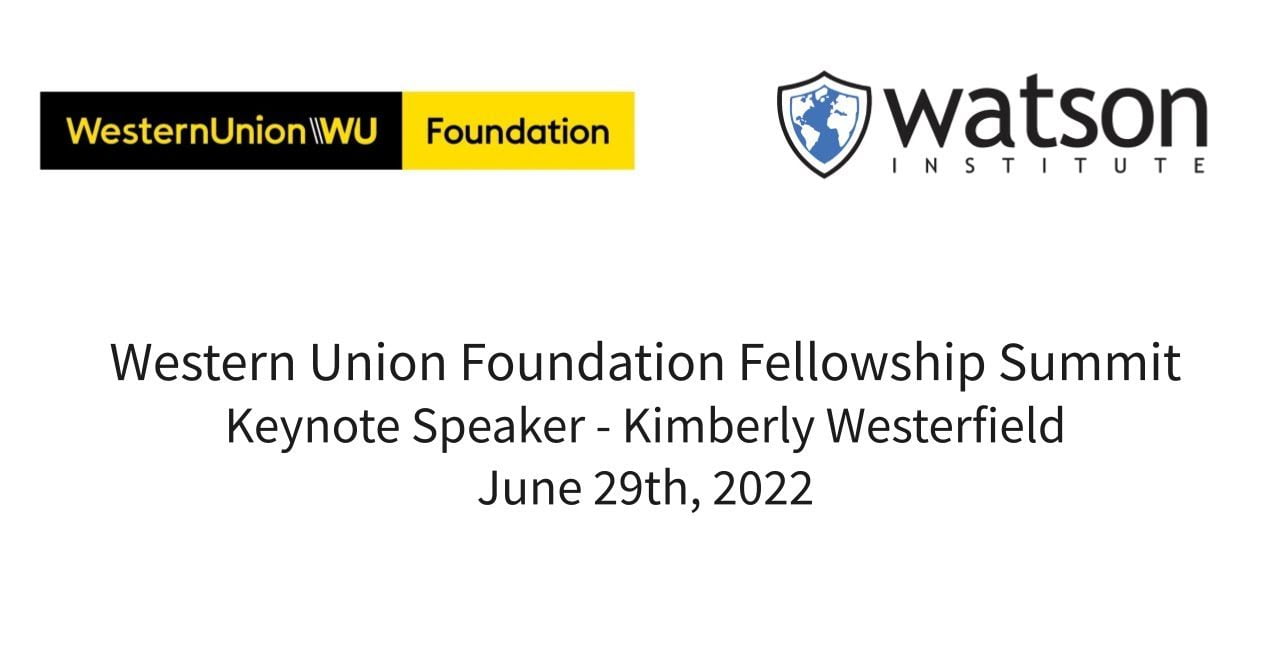 Watson Western Union Foundation Fellowship