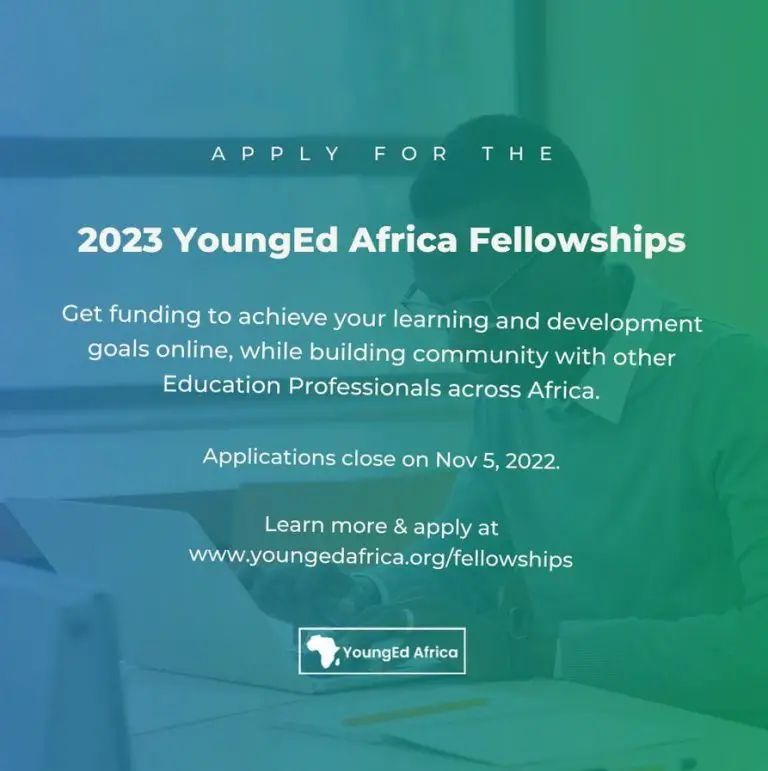 YoungEd Fellowships for African Youths 2023 
