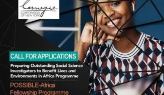 POSSIBLE- Africa Fellowship Programme 2023( up to USD 65,000 funding)