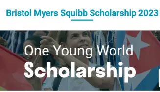 One Young World Bristol Myers Squibb Scholarship 2023