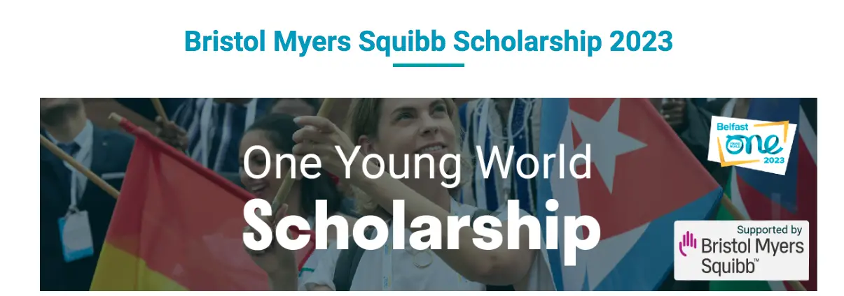 One Young World Scholarship Bristol myers