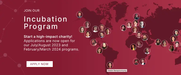 Charity Entrepreneurship Incubation Program. Your opportunities africa