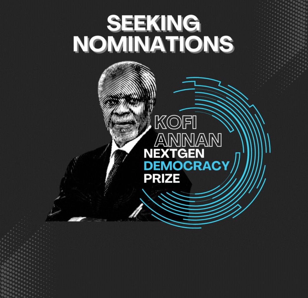 Kofi Annan NextGen Democracy Prize 2023