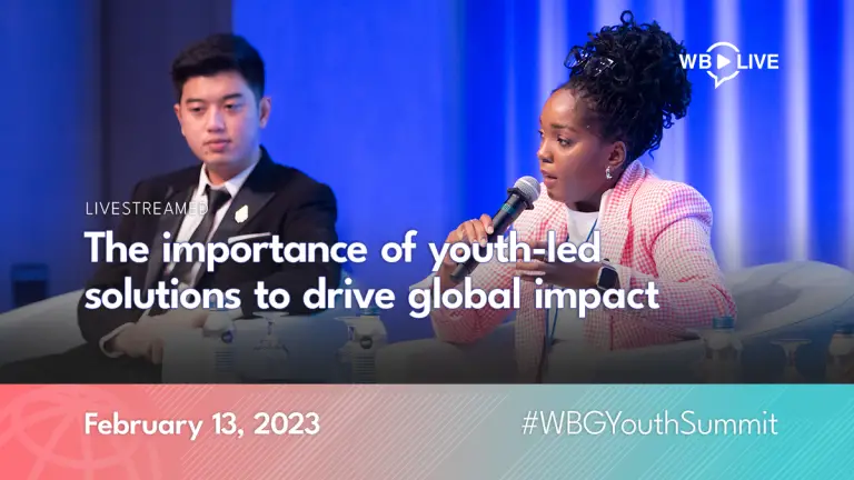 World Bank Group (WBG) Youth Summit Pitch Competition 2023
