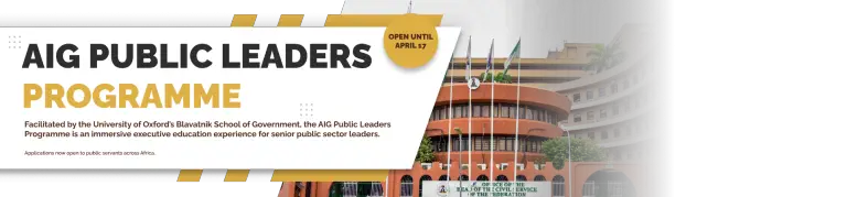 AIG Public Leaders Programme 2023