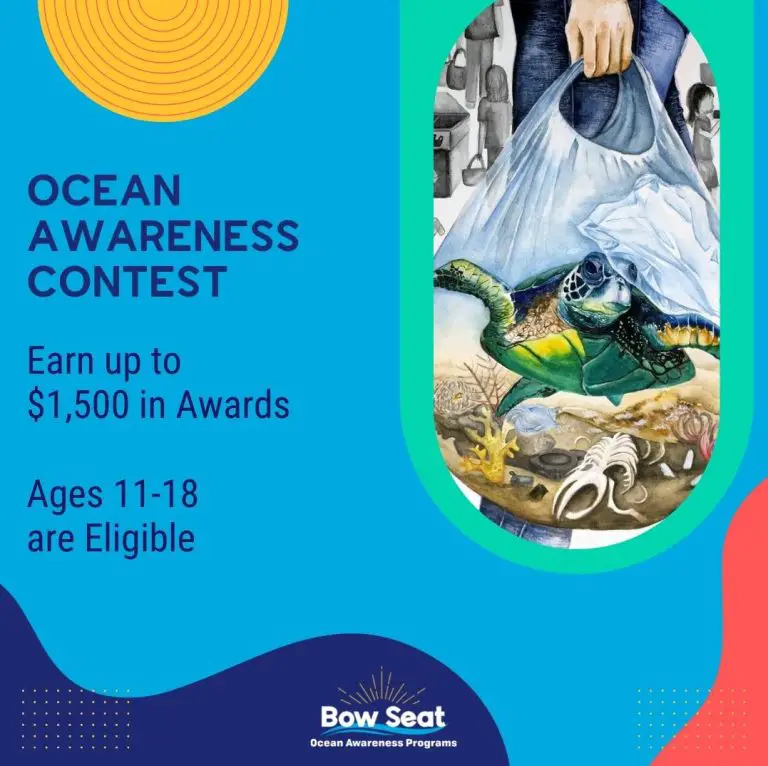 Bow Seat Ocean Awareness Contest 2023(up to $1,500)