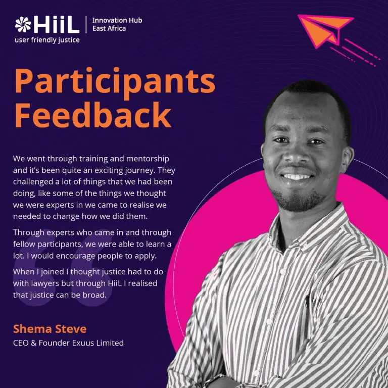 East Africa Jenga Haki Lab Program – HiiL Innovation Hub 2023