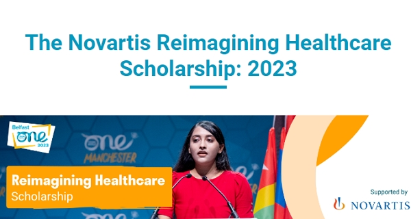 Scholarship from Novartis Reimagining Healthcare for the 2023 One Young World Summit (fully financed)