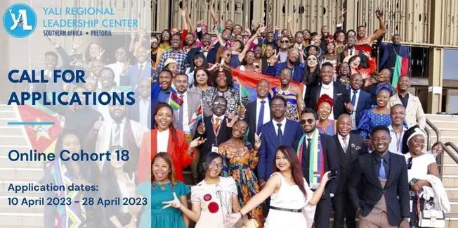 Online Cohort 18 of the YALI RLC SA Emerging Leaders Programme for 2023