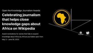 Open the Knowledge Journalism Awards 2023 from the Wikimedia Foundation (up to $2,000)