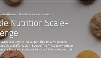 AFFORDABLE NUTRITION SCALE-UP CHALLENGE (funding upto €250,000 per project)