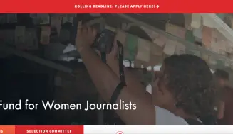 Howard G. Buffett Fund for Women Journalists: Applications Are Invited (fund: $23000)