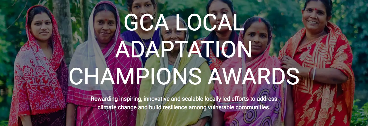 GCA LOCAL ADAPTATION CHAMPIONS AWARDS (a cash prize of €15000)