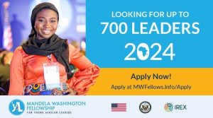 Young African Leaders Initiative (YALI) 2024 Mandela Washington Fellowship (Fully Funded to the United States of America), YOA, YALI