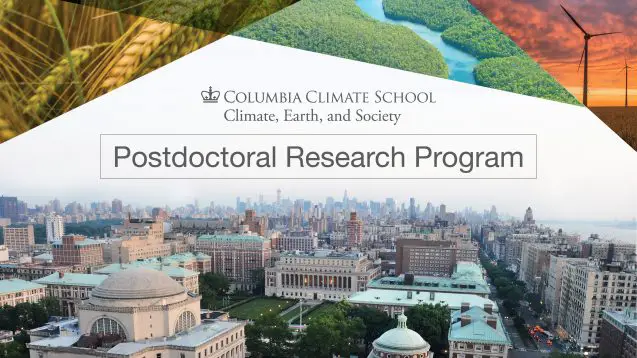Postdoctoral Research Programme 2024 At Columbia University Funded 