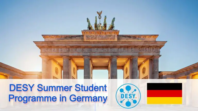 DESY Summer Student Program (Fully Funded) in Germany 2024