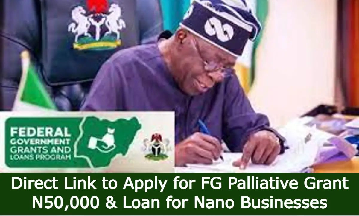 Federal Government fg Palliative Grant Nigeria