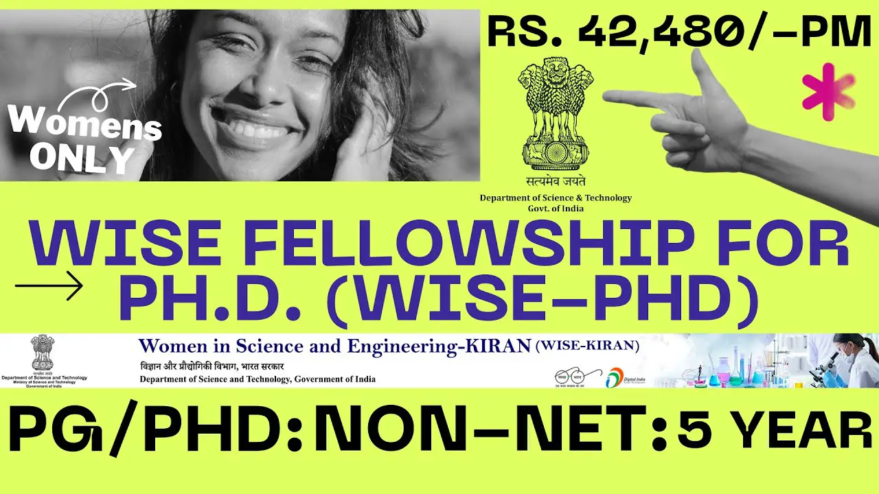 WISE Fellowship for Ph.D. (WISEPhD)