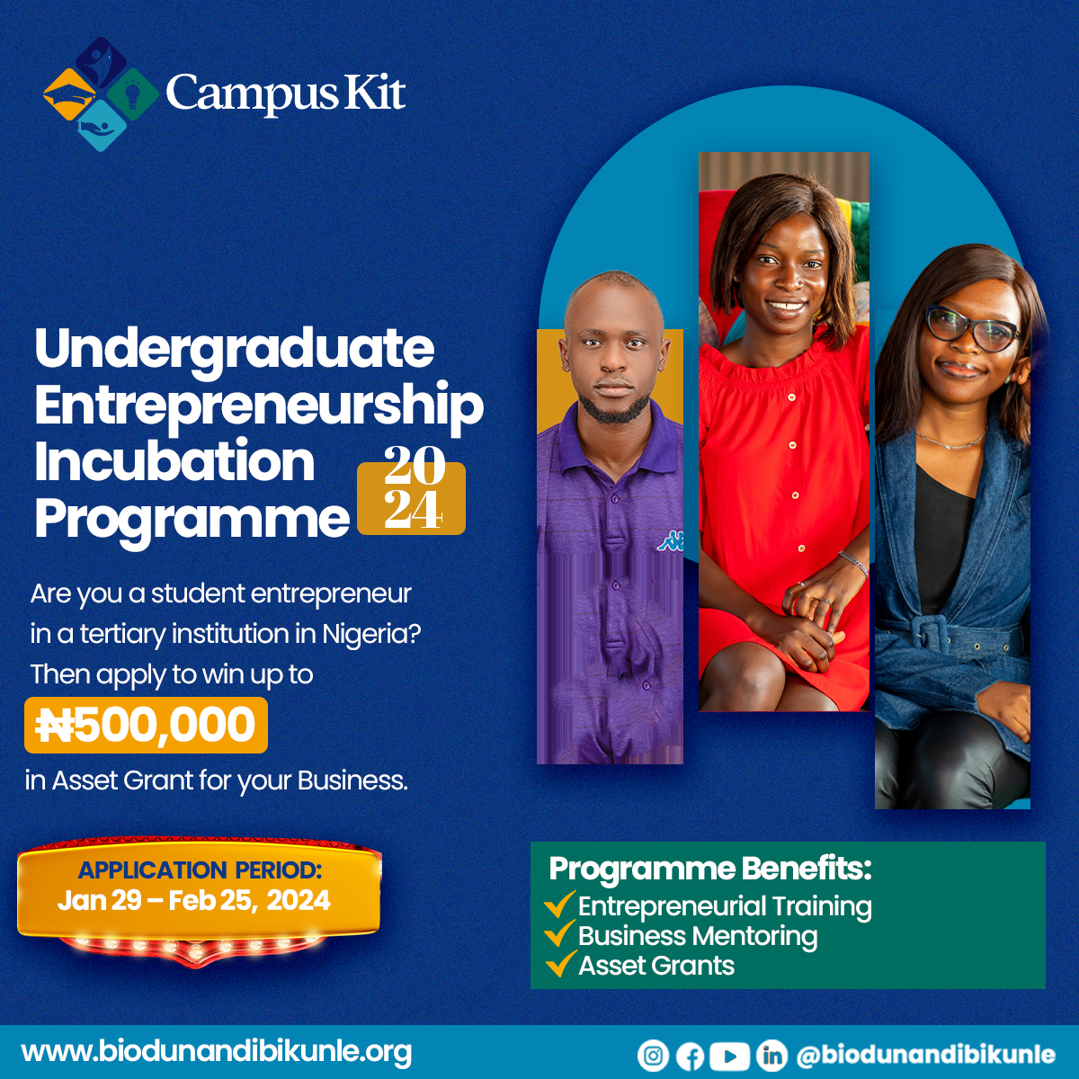 2024 Undergraduate Entrepreneurship Incubation Programme   UEIP 24 1 