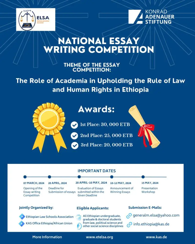 ELSA/KAS NATIONAL ESSAY WRITING COMPETITION 2024