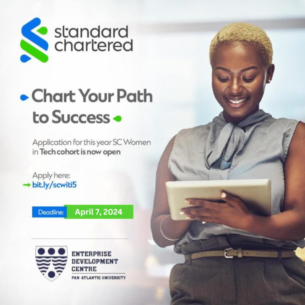 STANDARD CHARTERED WOMEN IN TECHNOLOGY INCUBATOR COHORT 7 PROGRAM 2024