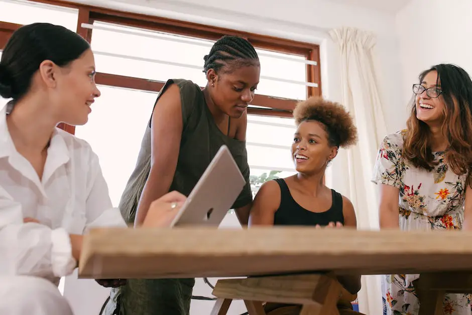 Image of professionals working together in an office setting